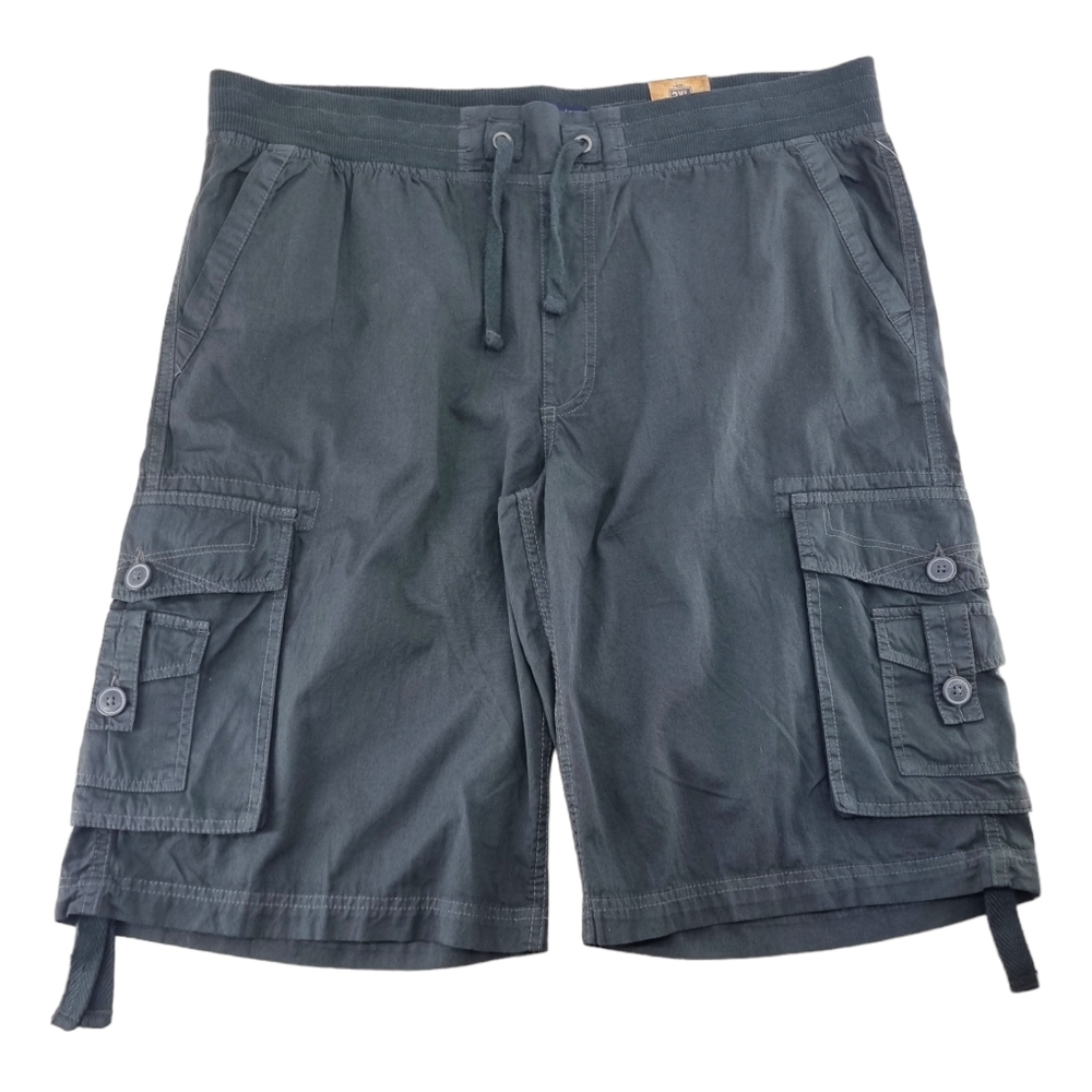Company Eighty One NWT Mens Cargo Shorts Dark Gray Blue Size 2XL